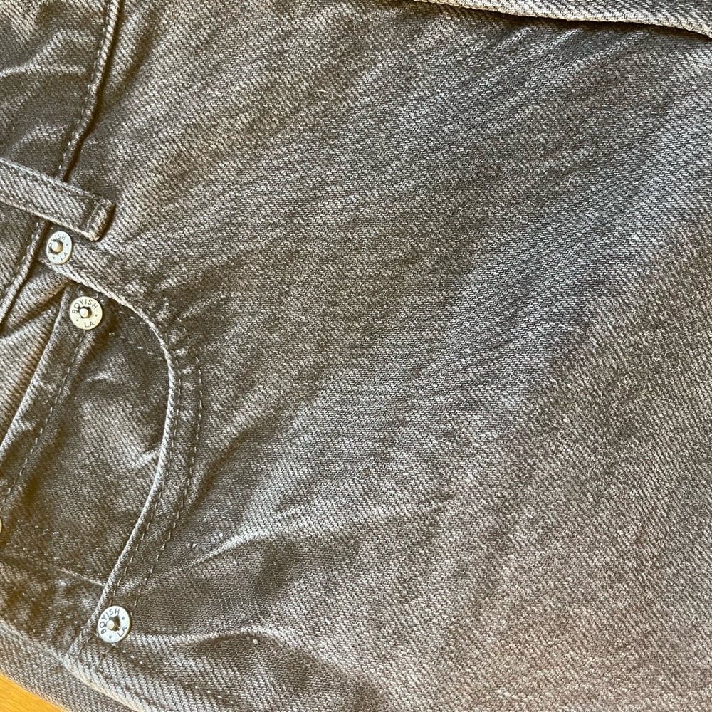 Free People BOYISH jeans The Mikey Moonstruck sz 25 black wash NWOT - Picture 10 of 14